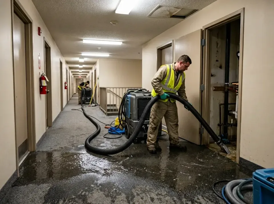 multi-unit-apartment-hallway-f-005 — frequently asked questions, Emergency Burst Pipe Water Extraction & Removal in Macon, MS